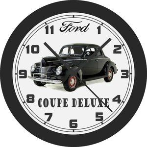1940 Ford Coupe Deluxe Wall Clock-Free US Ship